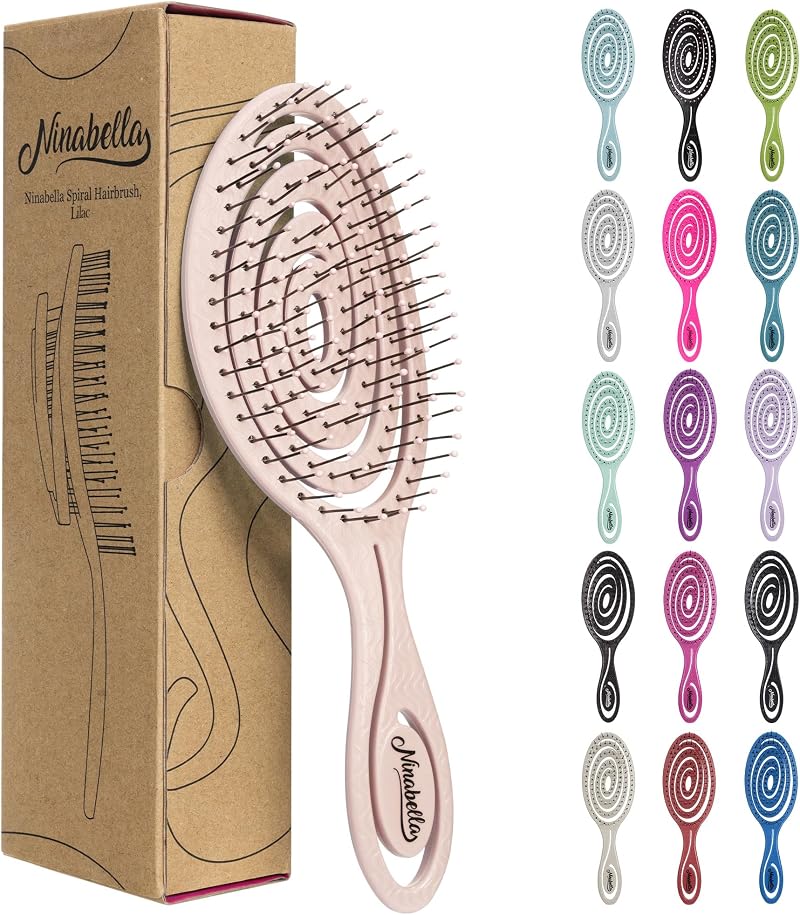 Ninabella Detangling Hair Brush Rose Gold – Wet & Dry Tangle Remover