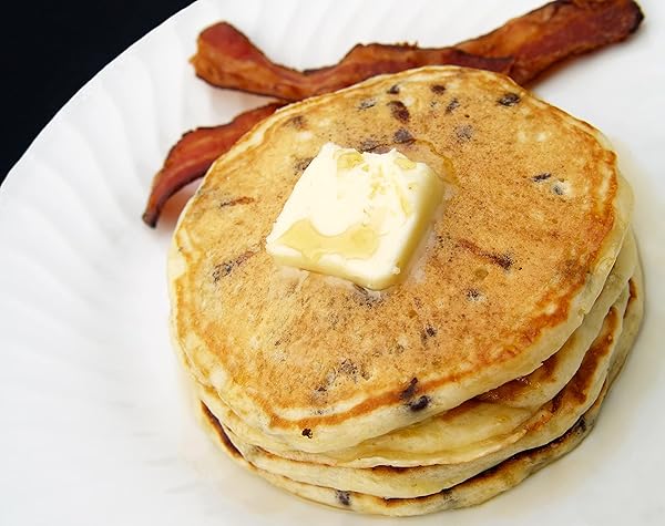 NUSH FOODS LOW CARB PANCAKE MIX, HEALTHY PANCAKE MIX BY NUSH (CHOCOLATE CHIP) | (CHOCOLATE CHIP PANCAKE MIX – (2 PACK), KETO PANCAKES, LOW CARB, LOW SUGAR