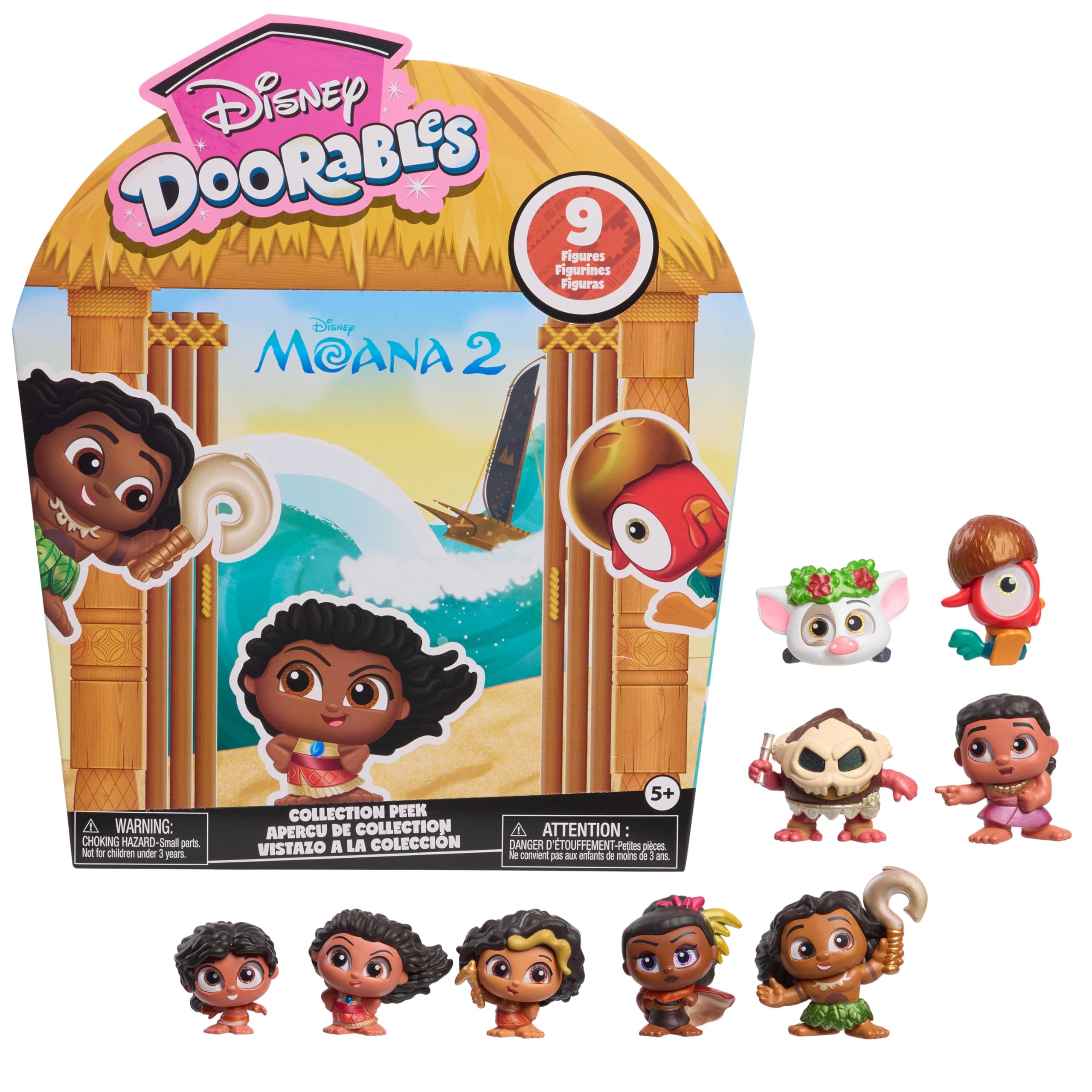 Photo 1 of 
***Factory seal***
Disney Doorables Moana 2 Collection Peek, Collectible 1.5-inch mini Toy Figures, Holiday Stocking Stuffers, Gifts, Presents, Kids Toys for Ages 5 Up by Just Play