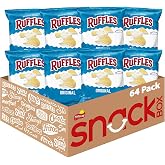 Ruffles Original Potato Chips, 1.5 Ounce (Pack of 64)
