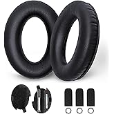 Voarmaks Replacement Ear Pads &amp; 3 Mic Covers for Bose A20 Aviation Headset | Complete refresh kit: soft protein leather ear pads with slow-rebound memory foam, 3 mic covers and inner foam inserts