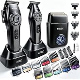 Audoc Hair Clippers and Trimmers Set for Men Professional | Cordless, Barber Clippers Set, LED Display, Barber or Home Use,Maquina para Cortar Pelo De Hombre