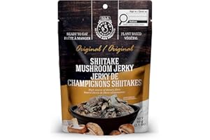 DJ&A Back to Basics Shiitake Mushroom Jerky Original, 60g
