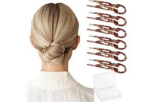 Sunolga 6 PCS Small Prestige French Hair Pins for Women, Lialys Hair Pins for Thin Thick Hair, Ergonomic Design Hair Accessor