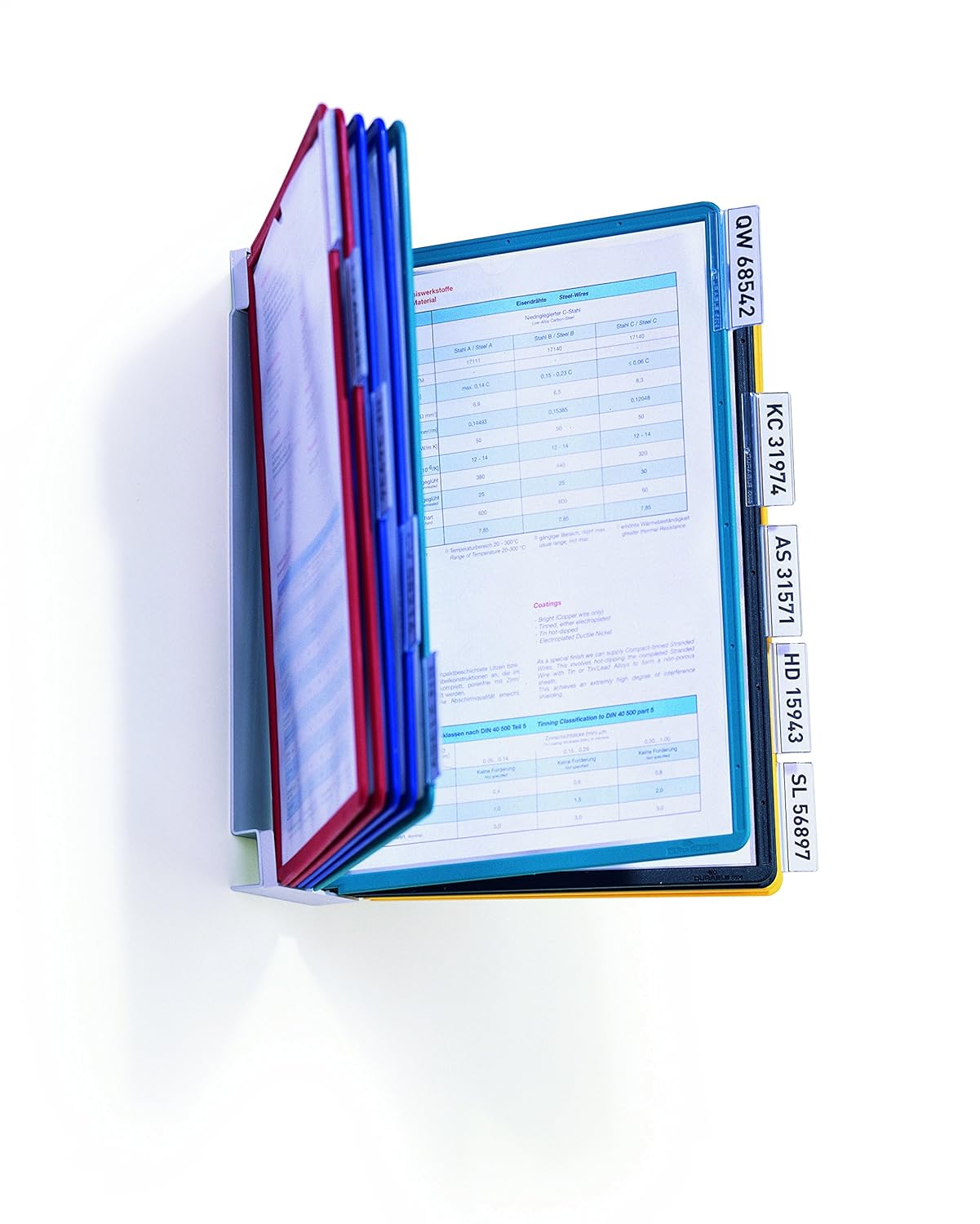 multicolor Archivador con fundas Durable 556700 Accesorios de