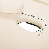 Yaheetech Foldable Massage Bed Portable Lash Table Aluminum 60 cm Cream view 6