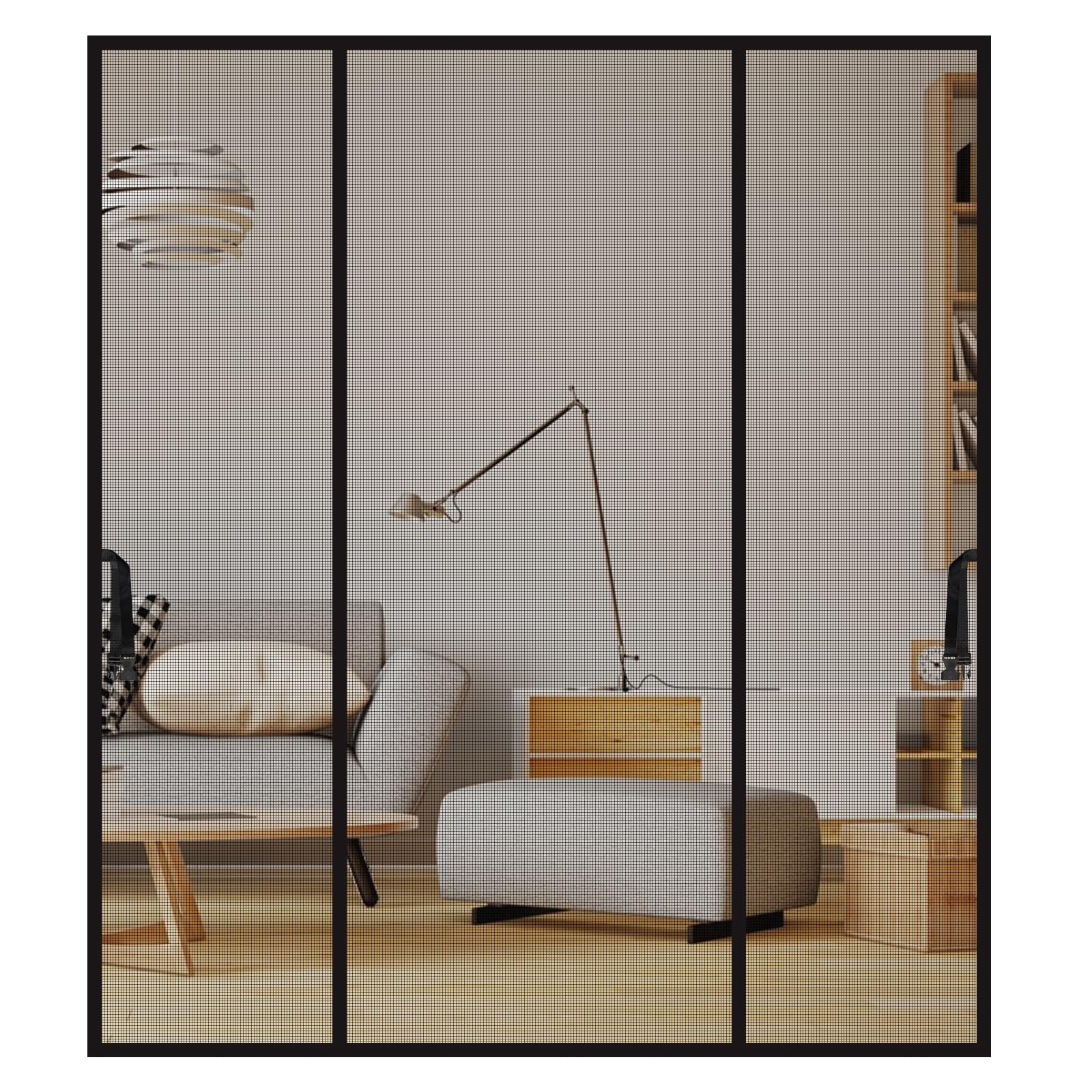 LALAGO Mosquito Net with Magnets for Doors, 190 x 210 cm, Magnetic Fly Screen Door, Window Curtain, Magnetic Mosquito Net for Windows Doors, Entrance Doors, Balconies