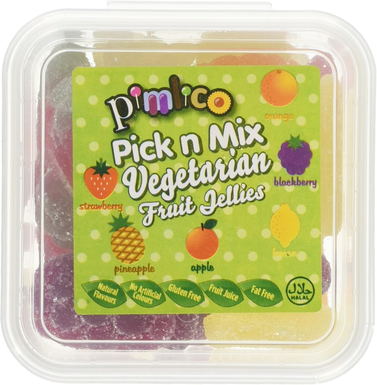 Pimlico Vegetarian Fruit Jellies 200 g (Pack of 24) Amazon.co.uk Grocery