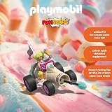 Playmobil Fun Stars Racing Ice Cream Cone Toy 71717 with Pull-Back Motor view 3