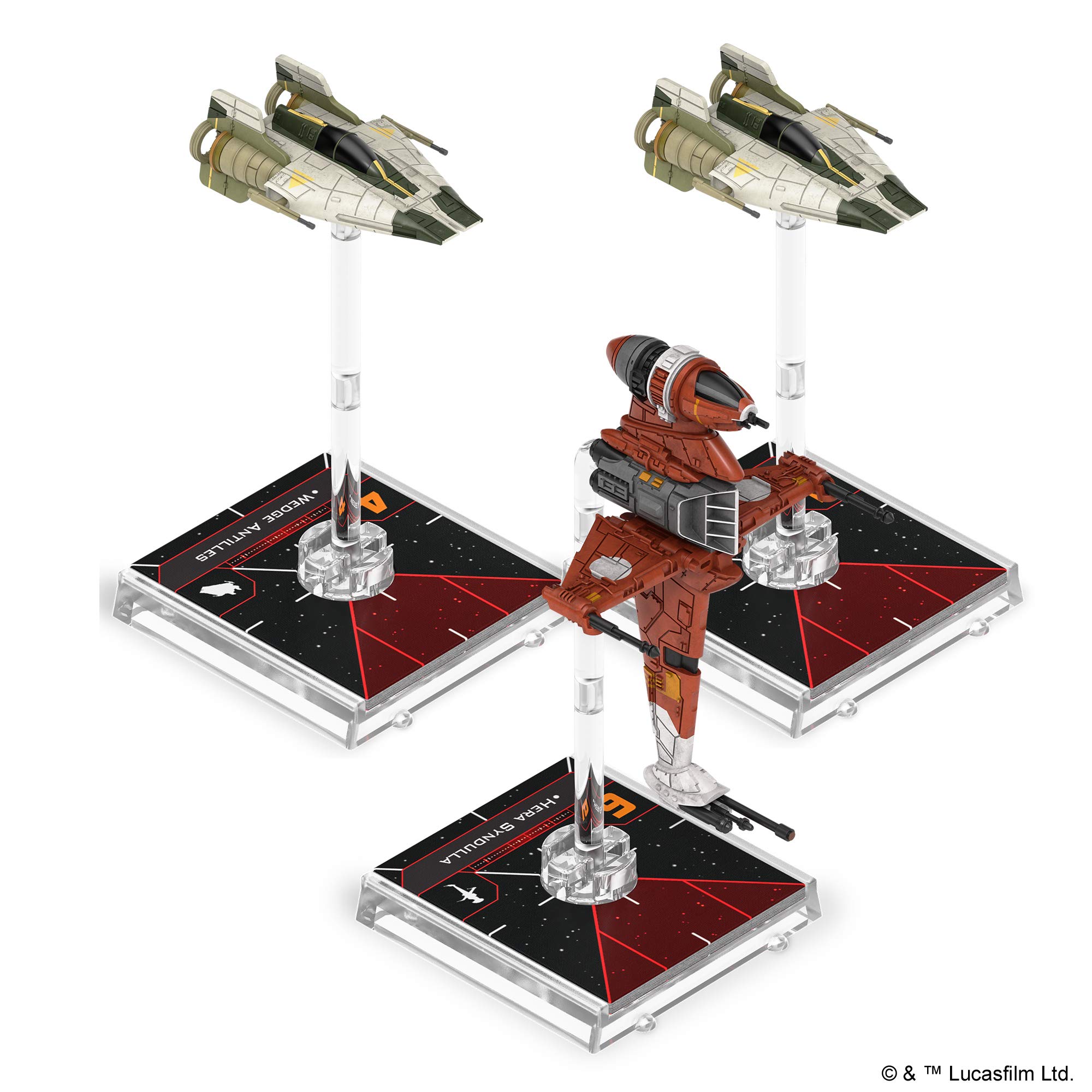 Star Wars X-Wing 2nd Edition Miniatures Game Phoenix Cell SQUADRON PACK - Unite Rebellion Heroes! Strategy Game for Kids & Adults, Ages 14+, 2 Players, 30-45 Min Playtime, Made by Atomic Mass Games