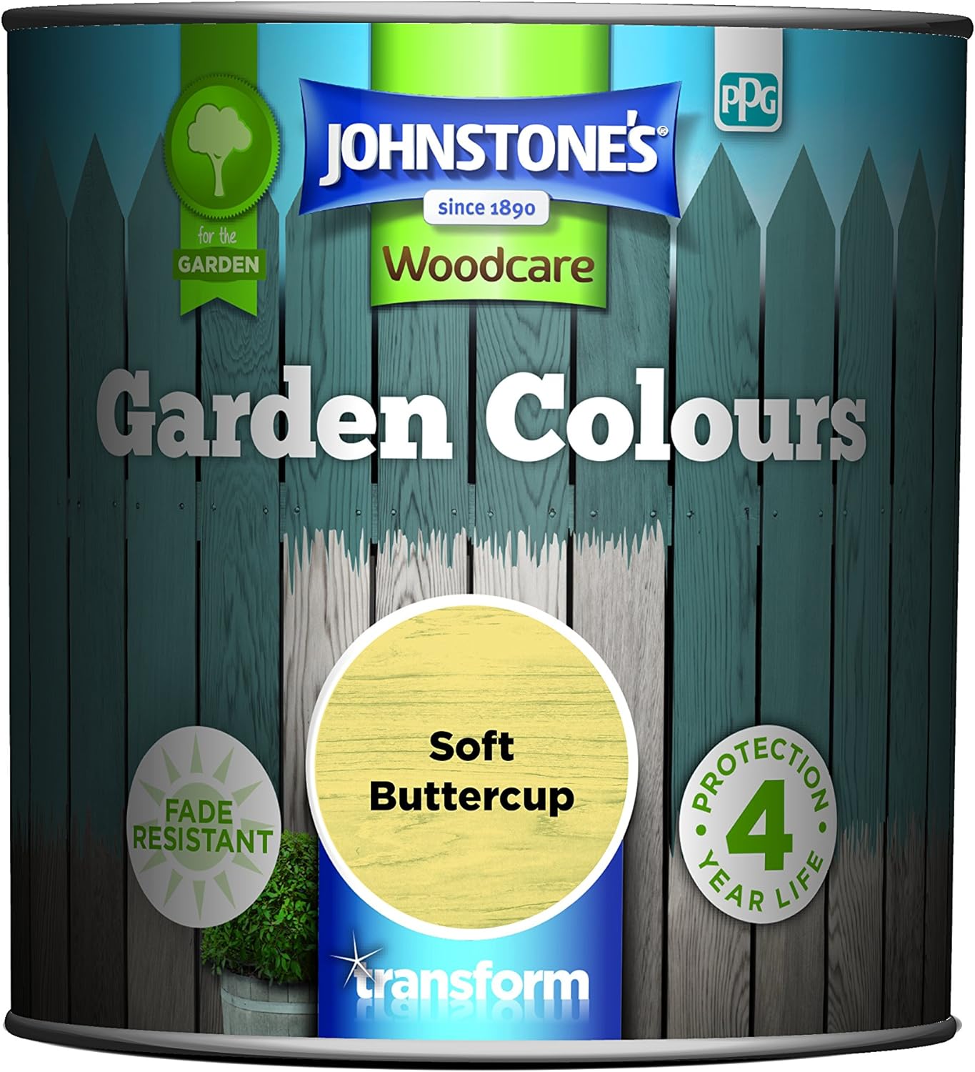 Johnstone's 309283 Garden Colours, Soft Buttercup, 1 Litre Amazon.co