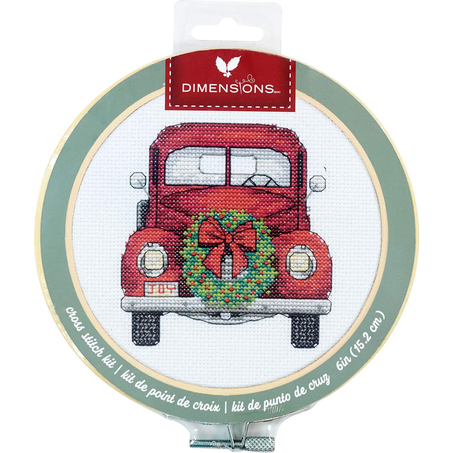 Dimensions Vintage Truck Christmas Counted Cross Stitch Kit, 6