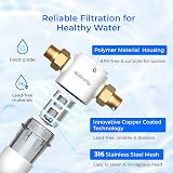 Waterdrop WD-PF01 Spin Down Sediment Filter 1" + 3/4" MNPT 40µm view 4