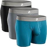 Real Men Bulge Enhancing Pouch Underwear for Men – 1, 3 and 6 Pack Set - Modal Boxer Briefs ABCD Pouch