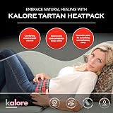 Kalore Koddle Purple Tartan Heatpack XL 800g Wheat Microwave view 3