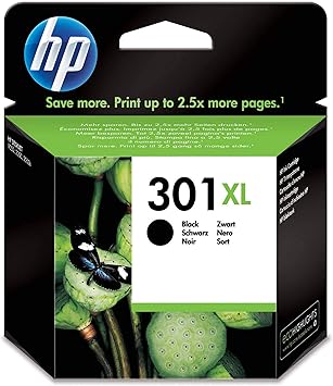 hp 301xl high yield black original ink cartridge