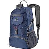 WATERFLY Small Lightweight Packable Backpack: 20l Ultra Light Foldable Travel Hiking Camping Daypack Day Pack for Man Woman