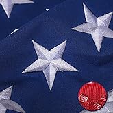 American Flag for Outside 3x5 Ft Upgraded Thickened Spun Polyester Series Fade-Resistant Ultra Durable Tear-Resistant Heavy Duty USA US Flags Heavy Duty , Embroidered Stars, Sewn Stripes, Brass Grommets