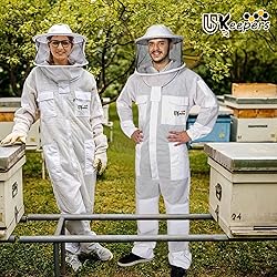 USKEEPERS 3-Layer Ultra Ventilated Bee Suit for Men