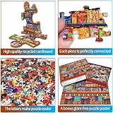 HUADADA Jigsaw Puzzle 1000 Pieces Candy Shop Educational Home Decor view 3
