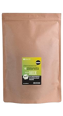 Wohltuer Bio Löwenzahn + Chlorella Bio Algen Superfood Mix Tabletten in Rohkostqualität 250g