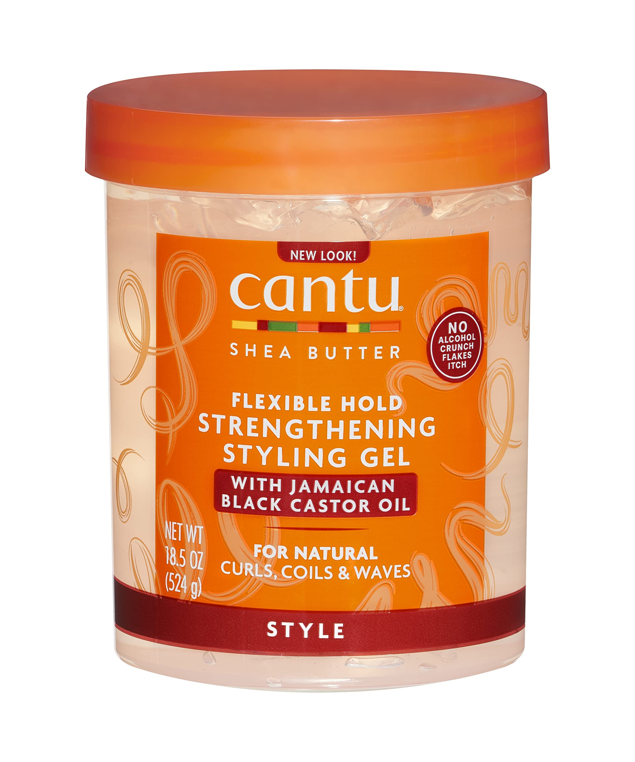 Cantu Strengthening Styling Gel with Jamaican Black Castor Oil 524g