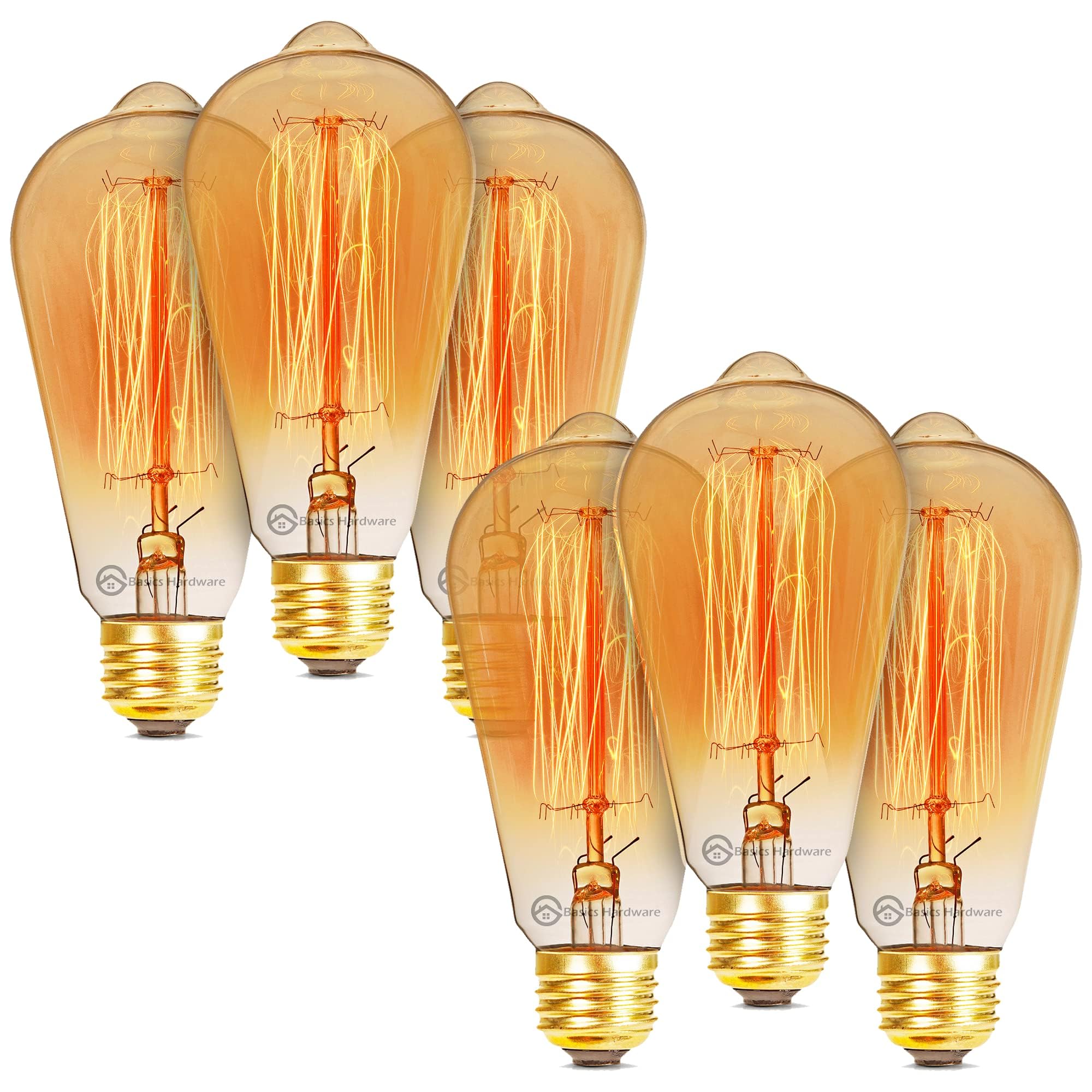 Basics Hardware Incandescent Edison Light Bulbs