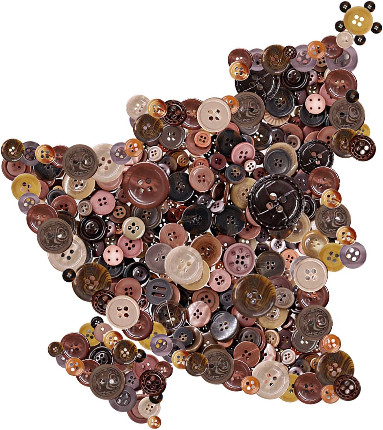 Download Amazon Com Swpeet 1000pcs Christmas Brown Craft Buttons 2 And 4 Holes Brown Round Craft Resin Sewing Buttons Suitable For Christmas Sewing Decorations Art Crafts Projects Diy Decoration Brown PSD Mockup Templates
