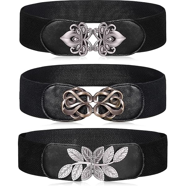 Syuer Women Stretchy Vintage Belt for Dresses Elastic Wide  display picture 1