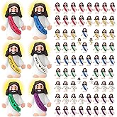Mezzoia 72 Pcs Mini Jesus Figures Bulk, Little Loves You Jesus Tiny Baby Figurines, Hide and Seek Easter Egg Fillers Religious Christ Christian Church Sunday School Party Favors