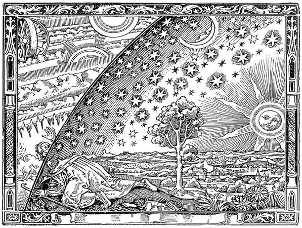 Wee Blue Coo Painting Space Medieval Cosmology Hachette Universe Art Print Poster Wall Decor 12x16 Inch Amazon Co Uk Kitchen Home