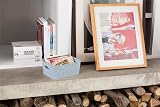 Curver My Style Small Rectangular Storage Basket 4L Blue Pack of 4 view 3