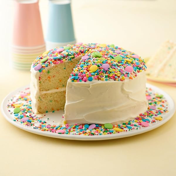 BETTY CROCKER DELIGHTS SUPER MOIST PARTY RAINBOW CHIP CAKE MIX, 13.25 OZ