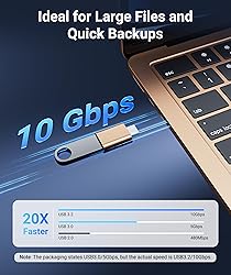 Syntech USB C to USB Adapter [2 Pack] USB C Male to