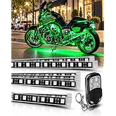 SUNPIE Motorcycle Underglow Kit 8PCS RGB Strip Lights | For All Motorcycles