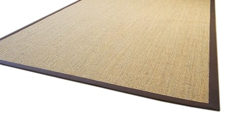 Teppiche Mobel Wohnen Sisal Teppich Manaus Mit Bordure Grun