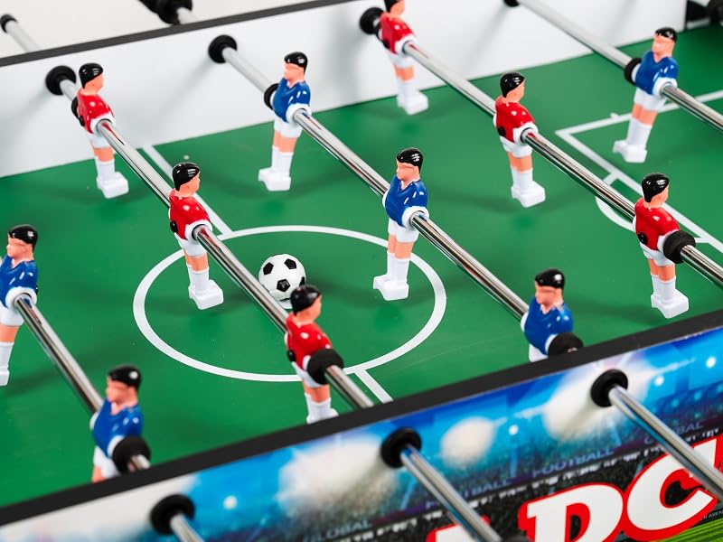 , Football baby-foot édition worldcup, billard de maison avec 2 balles et marque-points, table de football pour adultes et enfants, hauteur 62 cm — photo 2 sur 4