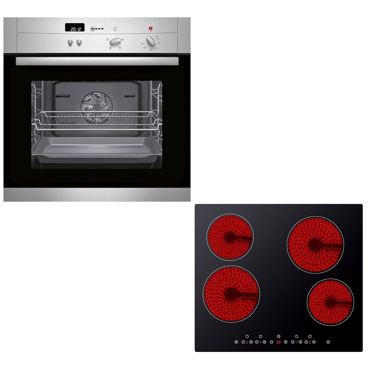 Neff CircoTherm® B12S22N3GB Builtin Electric Oven & Cookology Ceramic