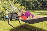 VITA5 Hammock Stand with Side Table Two Person 200 kg Dark Grey view 4