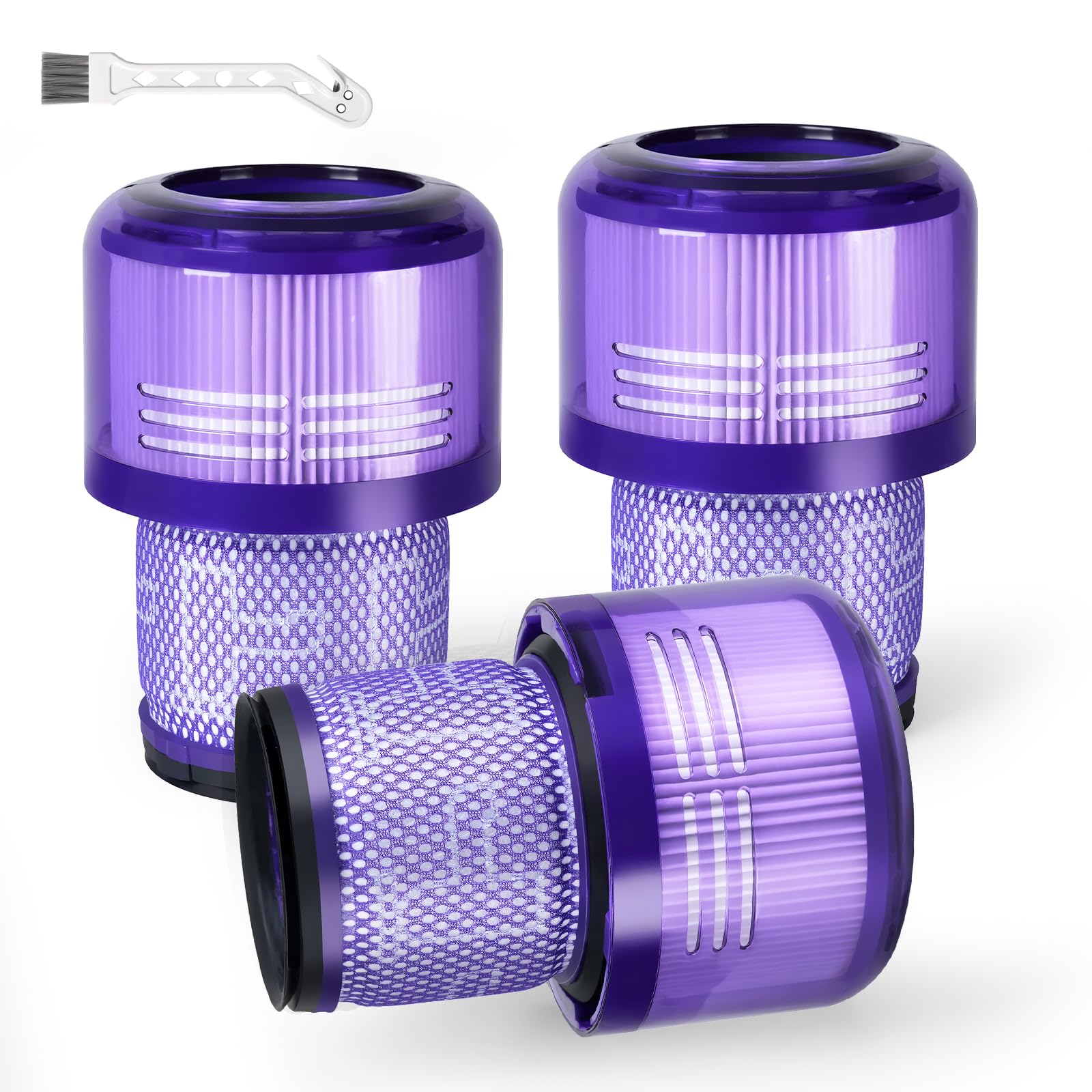 Photo 1 of 3 Packs Vacuum Filters Replacement Parts Compatible with Dyson V11 Torque Drive V11 Animal V11 Complete V11 Extra V15 Detect V15s Detect Submarine Vacuums, Compare to Part 970013-02
