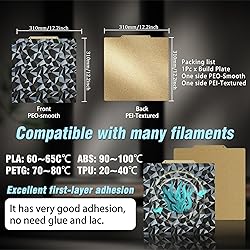 Wefuit Smooth PEO+Textured PEI Spring Steel Print