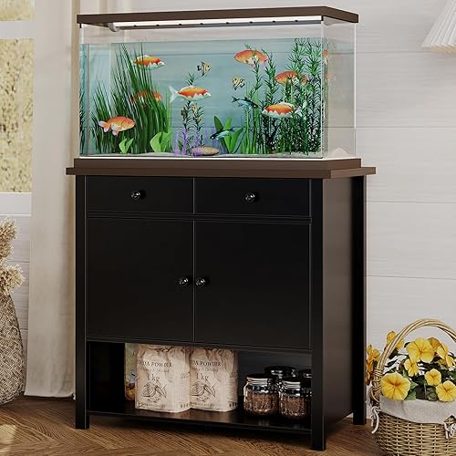 Fish Tank Stand - Heavy Duty Wooden 40 Gallon Aquarium Stand with Storage Cabinet for Fish Tank Accessories - 770 LBS Capacity, 37"x19"x34.4"H in Kenya | Whizz Aquarium Stands Fish Tank Stand - Heavy Duty Wooden 40 Gallon Aquarium Stand with Storage Cabinet for Fish Tank Accessories - 770 LBS Capacity, 37"x19"x34.4"H in Kenya | Whizz Aquarium Stands