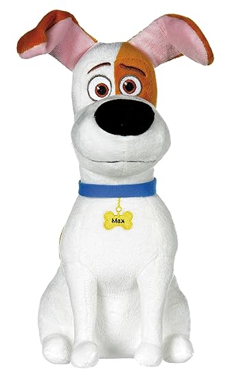 Amazon.com: The Secret Life of Pets - Max, white dog with brown ... Amazon.com: The Secret Life of Pets - Max, white dog with brown ...
