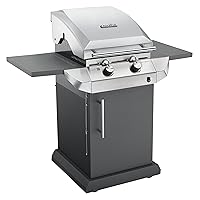  Char-Broil Performance Series T22G Gas-Grillstation 2-flammig Edelstahl Gusseisen XXL silber Garten ✔ Deckel ✔ Seitentische beidseitig ✔ Unterschrank ✔ eckig ✔ stehend grillen ✔ Grillen mit Gas ✔ mit Station 