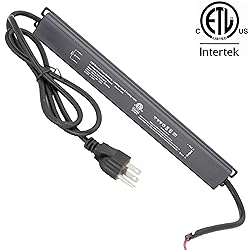 60W LED Dimmable Driver, 2 Pack 110v AC to 12v DC