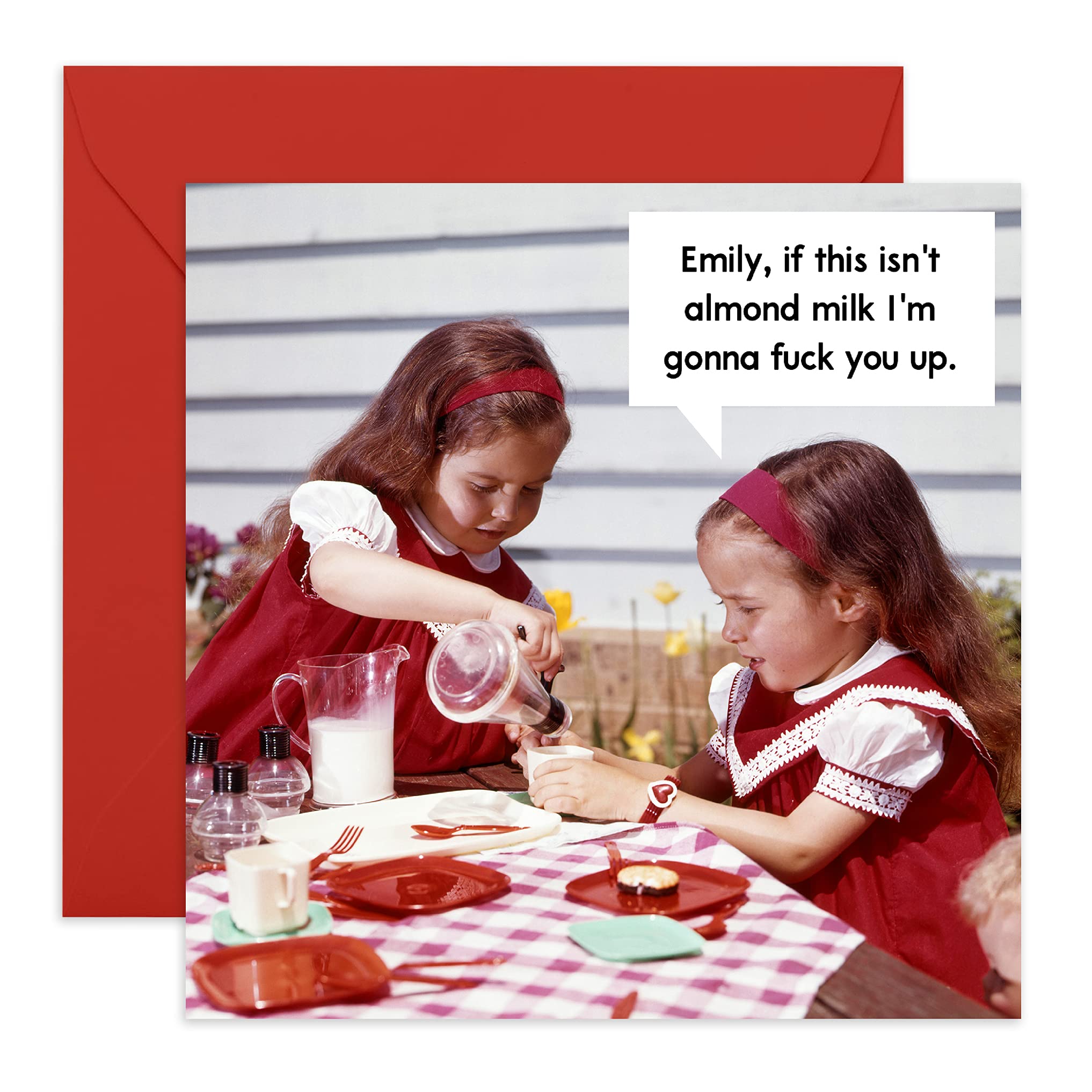 Central 23 - Funny Birthday Card - Hilarious Card for Women - Retro Greeting Card For Her - Hysterical Design - Humour - Comes With Fun Stickers