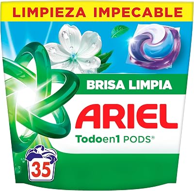 PODS All In 1, Detergente Líquido em Cápsulas 35 Lavagens, Clean Breeze