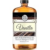 Oil of Youth Vanilla Essential Oil Pure Therapeutic Grade for Diffuser, Aromatherapy, Sleep & Skin Therapy – (16oz Bulk)