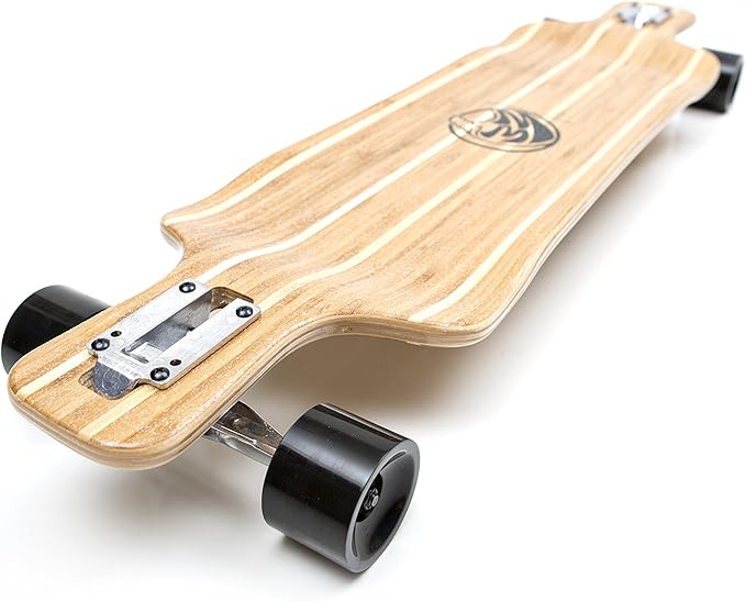 White Wave Bamboo Longboard Skateboard Complete (Warrior) Amazon.co.uk