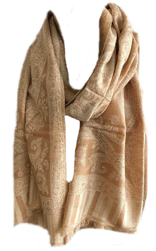 Mala Alisha ** Anne off white nude ** Cashmere Schal * NP € 139 ** NEU